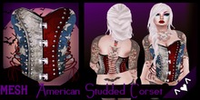 ^v^DRBC^v^ American Studded Corset