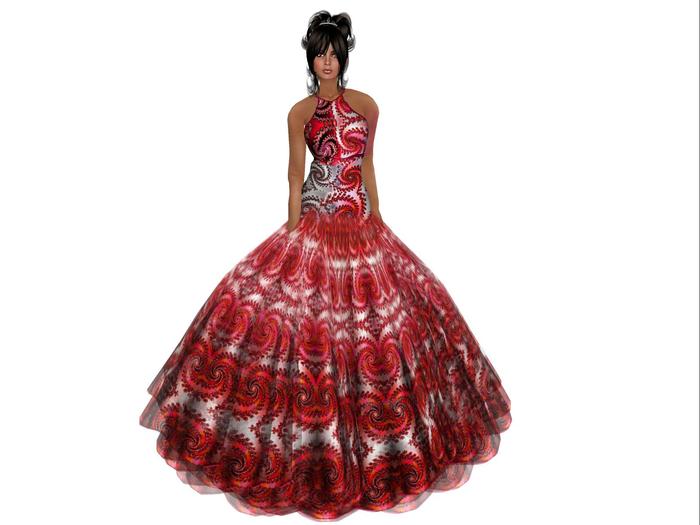 Zennya's Closet Allegria Red Gown