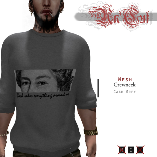 Uncut Crewneck - Cash Grey 