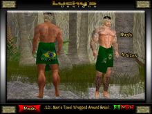 .:LD:. Men's Towel Wrapped Around Brasil:.