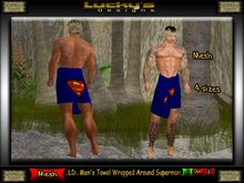 .:LD:. Men's Towel Wrapped Around Superman:. 