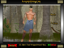.:LD:. Men's Towel Wrapped Around Navy:. 