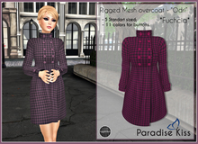 {Paradise Kiss} Odri Overcoat-Fuchcia