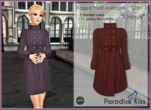 {Paradise Kiss} Odri Overcoat-Orange (Rigged Mesh)