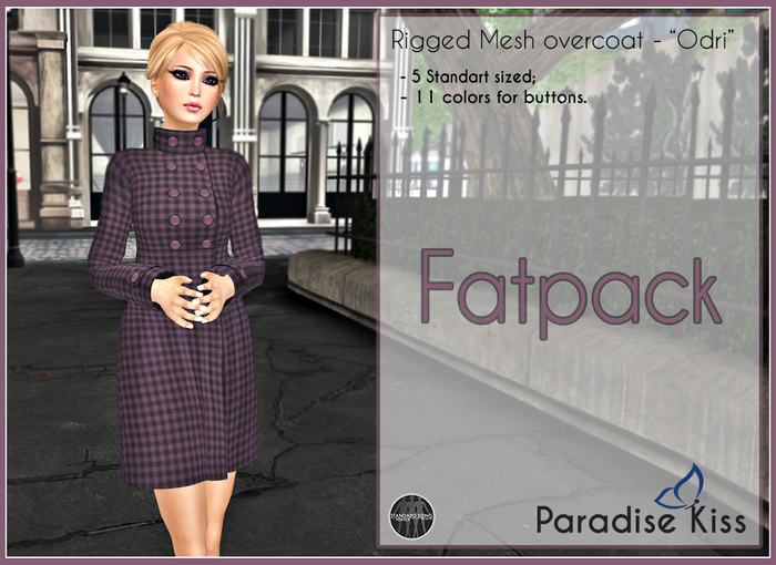 {Paradise Kiss} Odri Overcoat-Fatpack