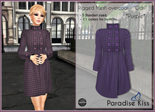 {Paradise Kiss} Odri Overcoat-Purple (Rigged Mesh)