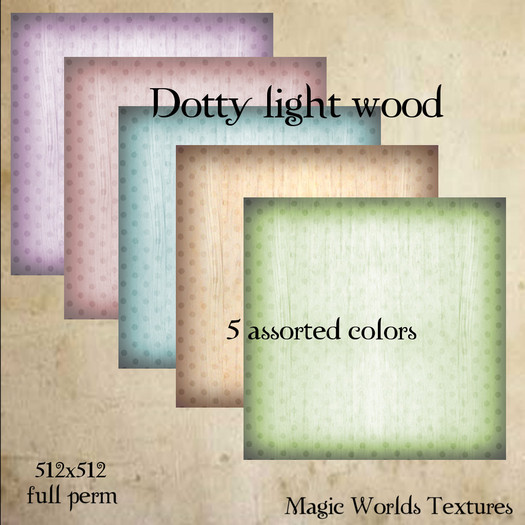 Dotty light wood