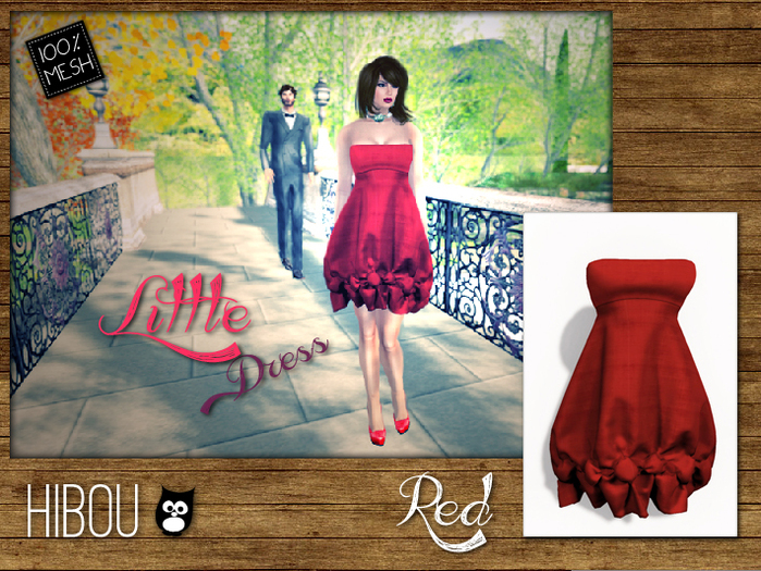 *Hibou* Little Dress Red
