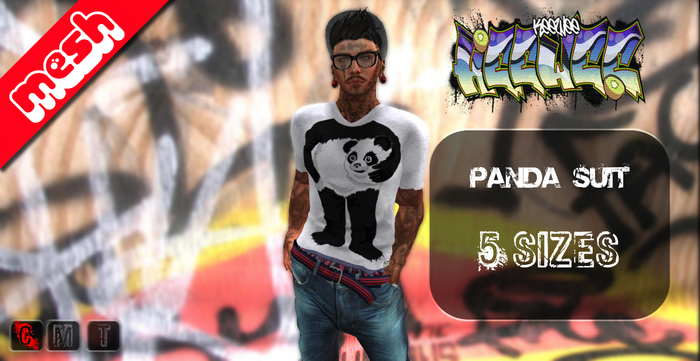.:KeeWee:. Panda Suit Shirt