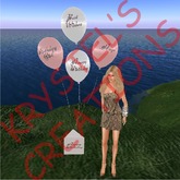 HBGB1 Happy Birthday Girl Balloons on Stand (Rezz Me)