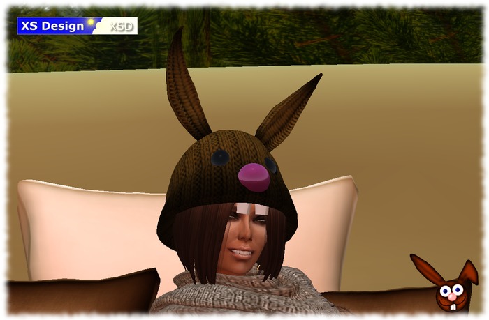 XSD_Knit Cap funny Bunny ^^ (boxed)