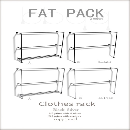 *bbqq*-clothes rack[MESH]-fat pack [box]