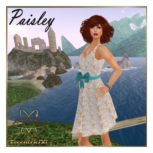 ~EccentriciXi~ Dress Paisley Orange