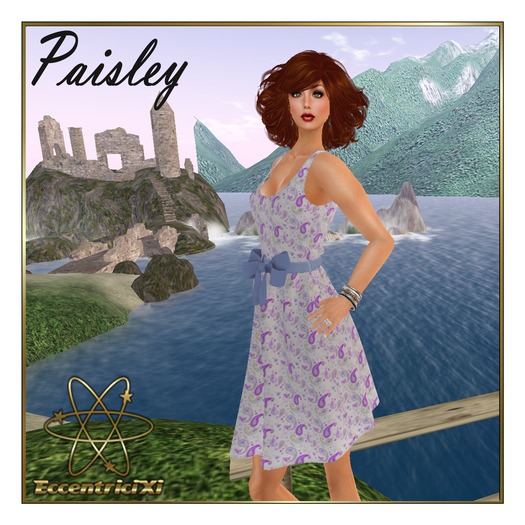 ~EccentriciXi~ Dress Paisley Purple