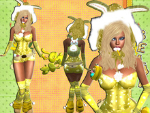 "SELVA DESINGS COSTUMES" GOLD EASTER WOMAN OUTFIT