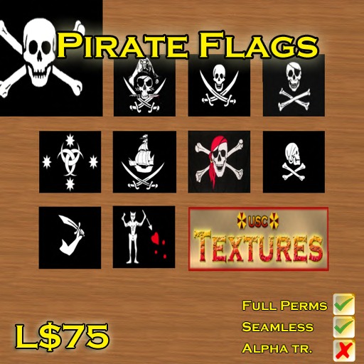 USC Textures - Pirate Flags 