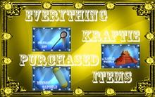 Everything Kraftie Purchased Item Textures