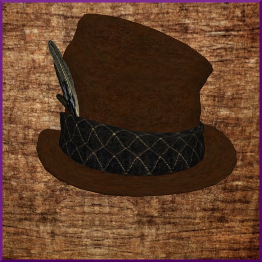 Brown Scrunchy Hat