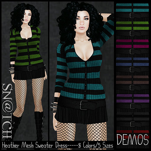 :::Sn@tch Mesh Lydia Corset Dress-All Colors (XLarge):::