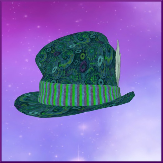 PETITE Green Bent Hat