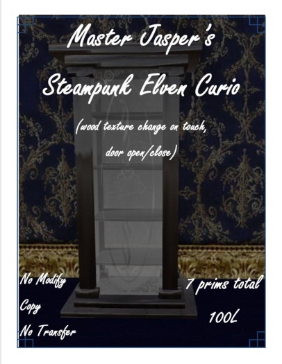 Master Jasper's Steampunk Elven Curio Curio