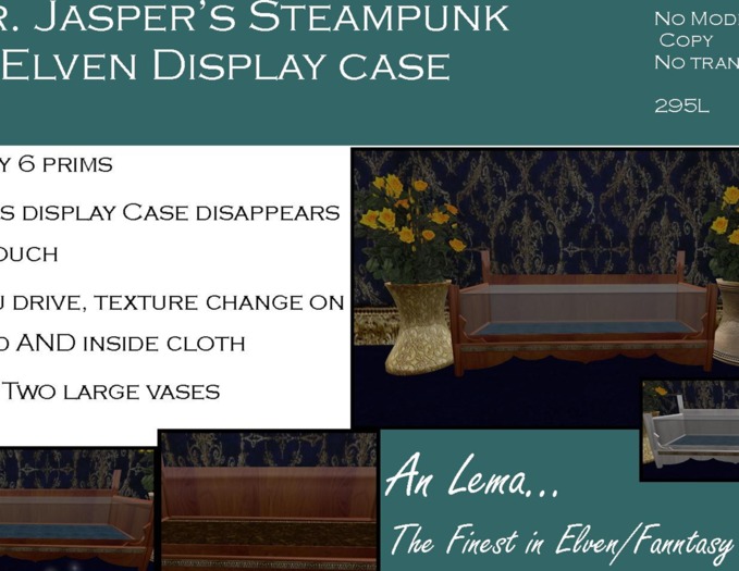 Mr Jasper's Steampunk Elven Display Case