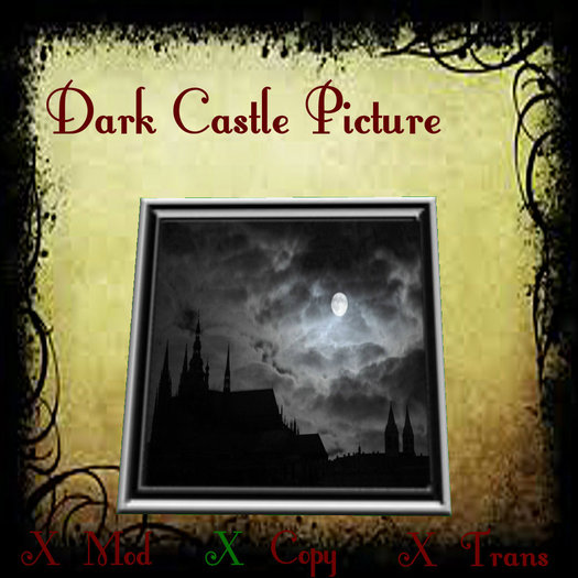 Dark Castle Framed Picture