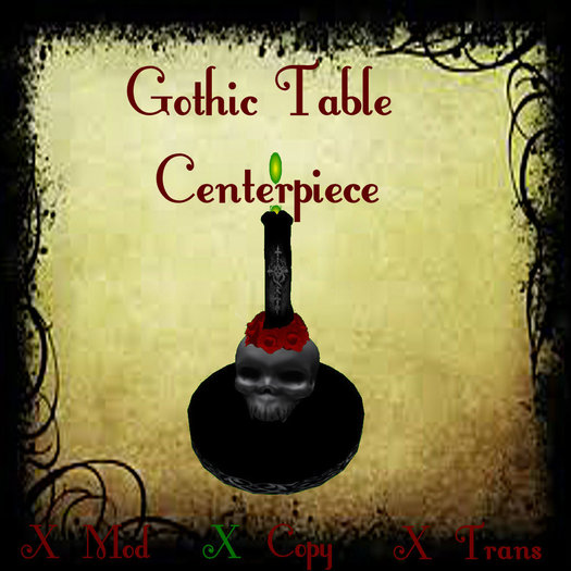 Gothic Table Centerpiece