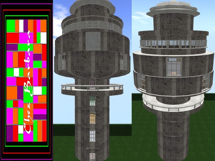 BOX BW WATER TOWER HOUSE