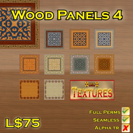 USC Textures - Wood Panels 4 