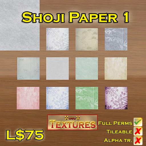 USC Textures - Shoji Paper 1 