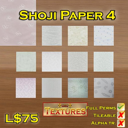 USC Textures - Shoji Paper 4 