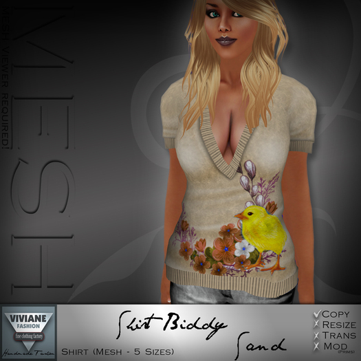VF MESH Shirt Biddy Sand