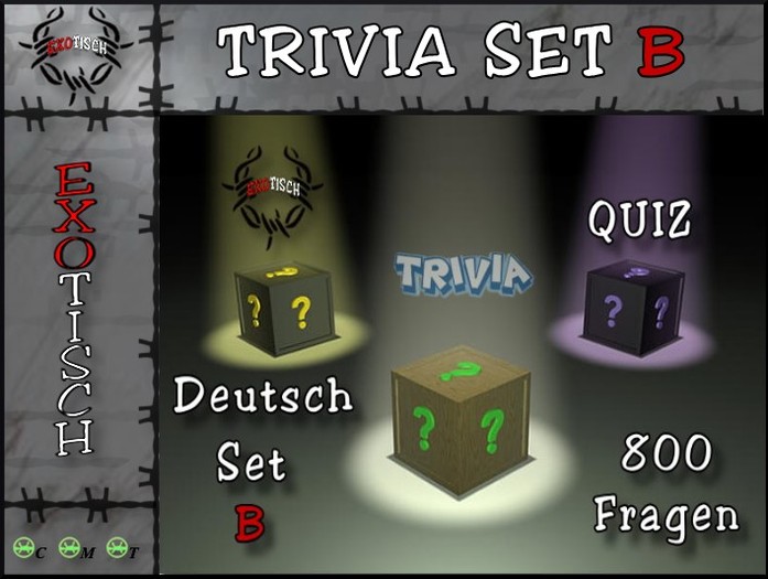 EXOTISCH Trivia Set B