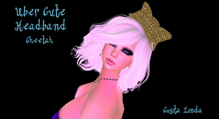 Cosita Linda Uber Cute Cheetah Print Headband