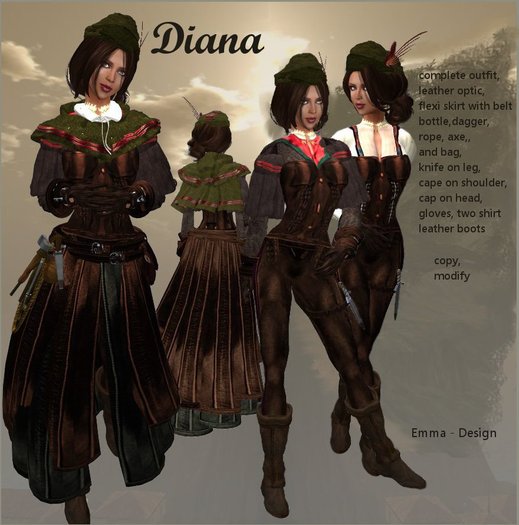 ModeTafel Hunter Diana