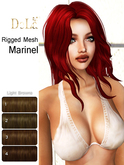 =DeLa*= Mesh Hair "Marinel" Light Browns