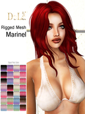 =DeLa*= Mesh Hair "Marinel" Dipped Party Colors