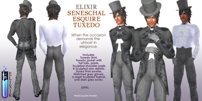ELIXIR Seneschal Esquire Tuxedo