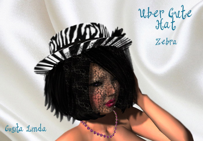 Cosita Linda Uber Cute Zebra Hat