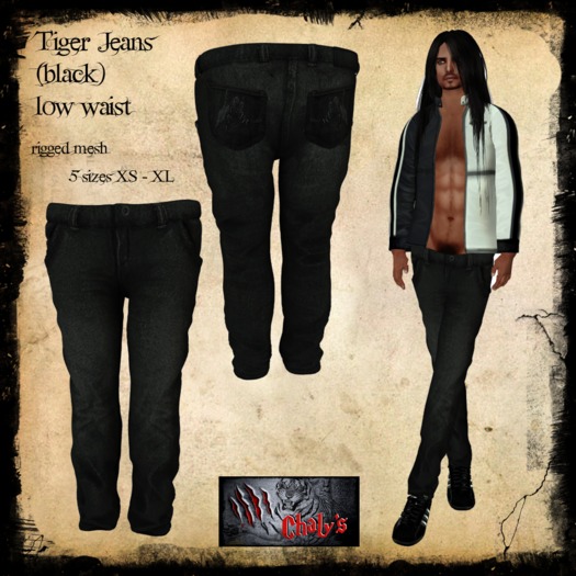 :: Chaly's :: Tiger Jeans (black)
