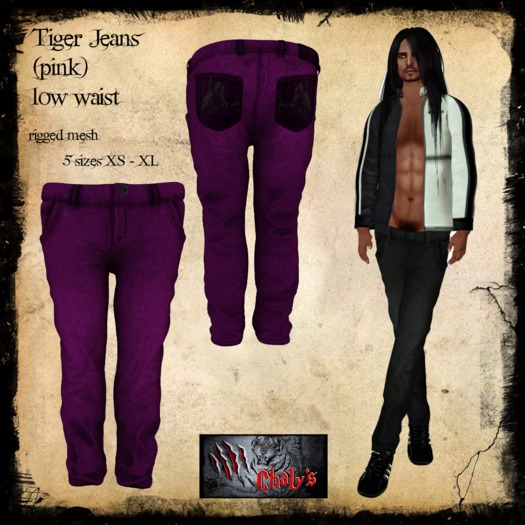 :: Chaly's :: Tiger Jeans (pink)