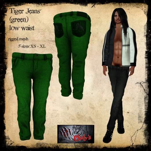 :: Chaly's :: Tiger Jeans (green)