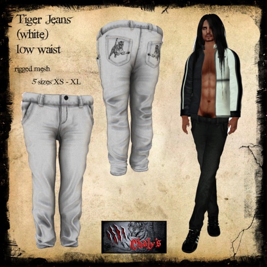 :: Chaly's :: Dirty Busted Jeans black