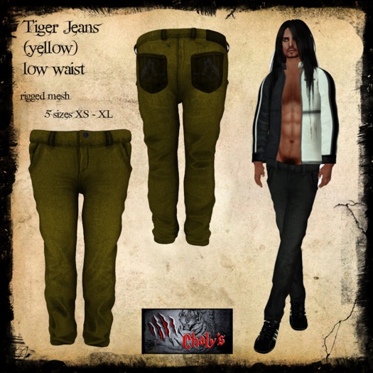 :: Chaly's :: Tiger Jeans (yellow)