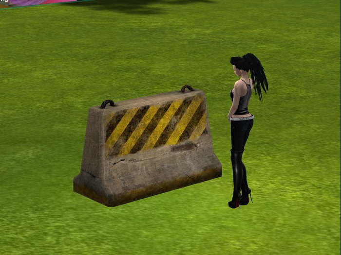 Aedifex Road Block Low Poly Full Perms