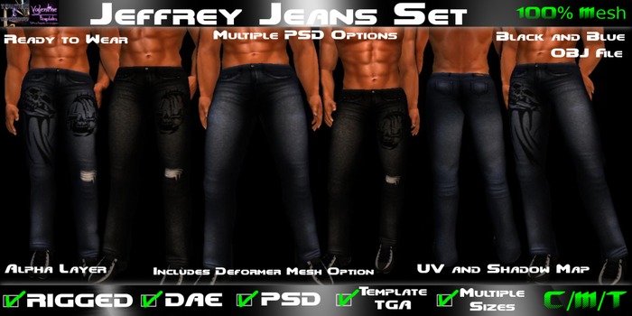 *EVO VT MESH* Jeffrey Jeans Set 