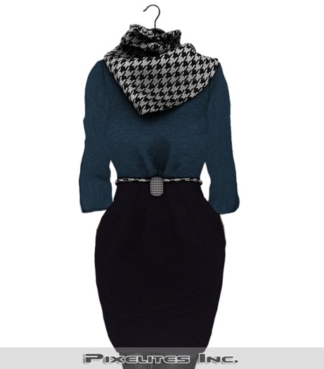::PL:: Tres Chic Dress - Azur