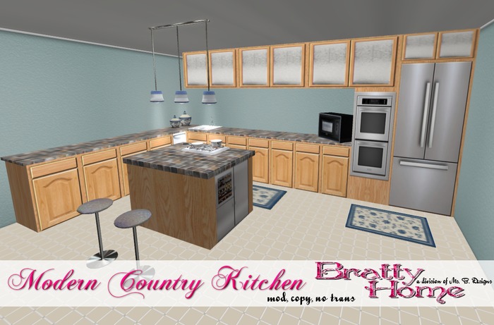 {Bratty Home} Modern Country Kitchen