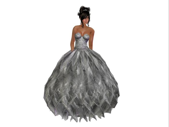 Zennya's Closet Mystic Silver Gown